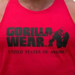 Gorilla Wear Men Classic Tank Top, Red, Large -Sport & Fitness Shop GW 90104 500r 3