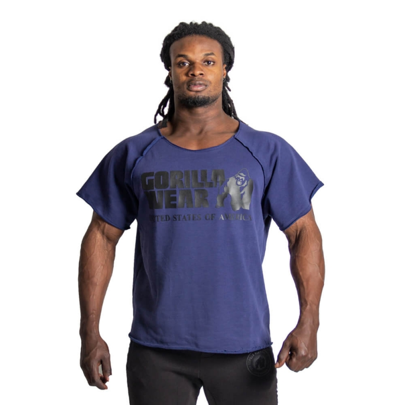 Gorilla Wear Men Classic Workout Top, Navy, Large/xlarge 3 Gorilla Wear Men Classic Workout Top, Navy, Large/xlarge