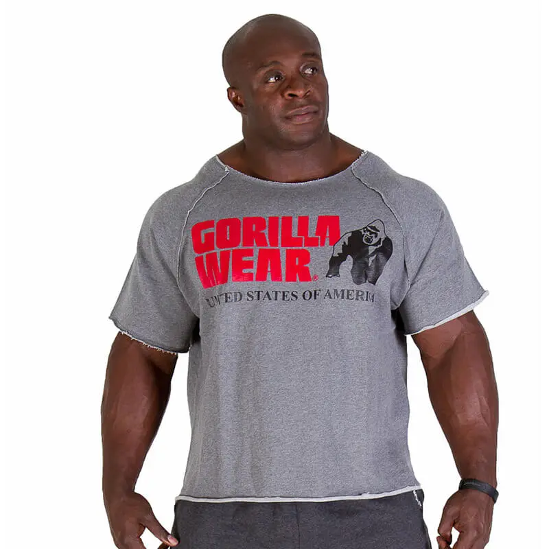 Gorilla Wear Men Classic Workout Top, Grey, Large/xlarge 5 Gorilla Wear Men Classic Workout Top, Grey, Large/xlarge - Bilde 3