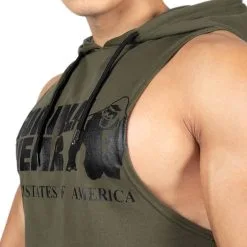 Gorilla Wear Men Rogers Hooded Tank Top, Army Green, Xxxlarge 8 Gorilla Wear Men Rogers Hooded Tank Top, Army Green, Xxxlarge -Sport & Fitness Shop GW 90127 400r 3