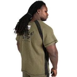 Gorilla Wear Men Augustine Old School Work Out Top, Army Green, Xxlarge/xxxlarge -Sport & Fitness Shop GW 90541 409r 2
