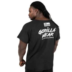 Gorilla Wear Men Augustine Old School Work Out Top, Black, Small/medium -Sport & Fitness Shop GW 90541 900r 2