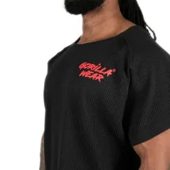 Gorilla Wear Men Augustine Old School Work Out Top, Black/red, Small/medium -Sport & Fitness Shop GW 90541 905r 3