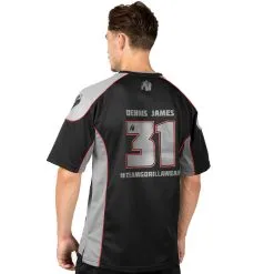 Gorilla Wear Men Athlete T-Shirt 2.0 (Dennis James), Black/grey, Medium 9 Gorilla Wear Men Athlete T-Shirt 2.0 (Dennis James), Black/grey, Medium -Sport & Fitness Shop GW 90548 809r 2