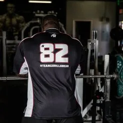 Gorilla Wear Men Athlete T-Shirt 2.0 (Gorilla Wear), Black/white, Medium -Sport & Fitness Shop GW 90548 901r 9