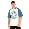 Gorilla Wear Logan Oversized T-Shirt, Beige/blue, Xxxlarge -Sport & Fitness Shop GW 90568 123r 1