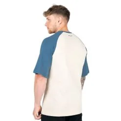Gorilla Wear Logan Oversized T-Shirt, Beige/blue, Xxxlarge -Sport & Fitness Shop GW 90568 123r 2