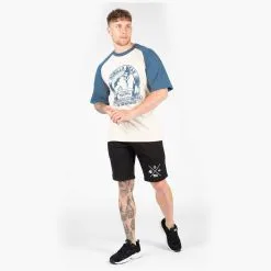 Gorilla Wear Logan Oversized T-Shirt, Beige/blue, Xxxlarge -Sport & Fitness Shop GW 90568 123r 4