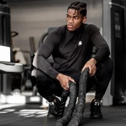 Gorilla Wear Men Gorilla Wear Hamilton Hybrid Long Sleeve, Black, Small -Sport & Fitness Shop GW 90606 900r 6