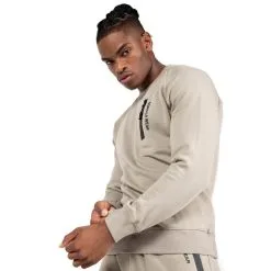 Gorilla Wear Men Gorilla Wear Newark Sweater, Beige, Medium -Sport & Fitness Shop GW 90717 120r 3