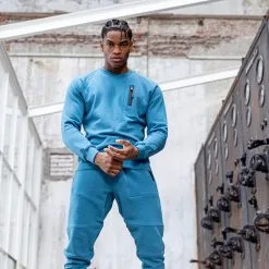 Gorilla Wear Men Gorilla Wear Newark Sweater, Blue, Small -Sport & Fitness Shop GW 90717 300r 4