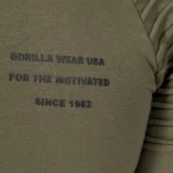 Gorilla Wear Men Delta Hoodie, Army Green, Medium -Sport & Fitness Shop GW 90814 409r 3