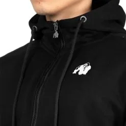 Gorilla Wear Men Kennewick Zipped Hoodie, Black, Medium -Sport & Fitness Shop GW 90823 900r 3