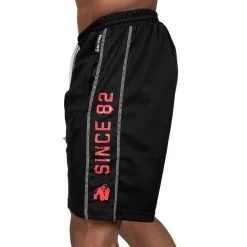 Gorilla Wear Men Functional Mesh Shorts, Black/red, Large/xlarge -Sport & Fitness Shop GW 90904 905r 4
