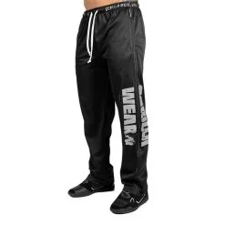 Gorilla Wear Men Logo Mesh Pants, Black, Large/xlarge