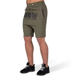 Gorilla Wear Men Alabama Drop Crotch Shorts, Army Green, Xxxlarge