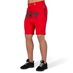Gorilla Wear Men Alabama Drop Crotch Shorts, Red, Small