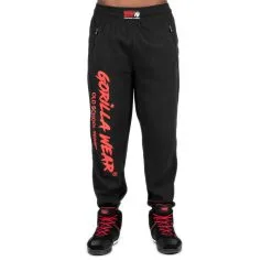 Gorilla Wear Men Augustine Old School Pants, Black/red, Small/medium