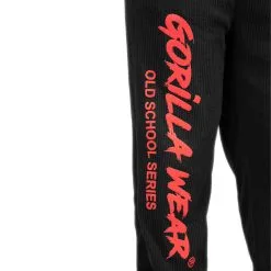 Gorilla Wear Men Augustine Old School Pants, Black/red, Small/medium -Sport & Fitness Shop GW 90940 905r 3