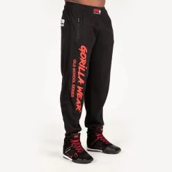 Gorilla Wear Men Augustine Old School Pants, Black/red, Small/medium -Sport & Fitness Shop GW 90940 905r 7