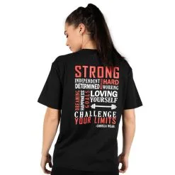 Gorilla Wear Women Sandy Oversized T-Shirt, Black, Large