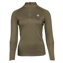 Gorilla Wear Women Melissa Longsleeve, Army Green, Xsmall