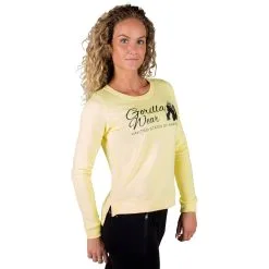Gorilla Wear Women Riviera Sweatshirt, Light Yellow, Xsmall -Sport & Fitness Shop GW 91702 200r 4
