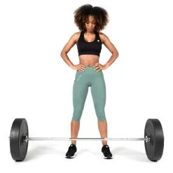 Gorilla Wear Women Monroe Cropped Leggings, Army Green, Xsmall -Sport & Fitness Shop GW 91946 409r 7