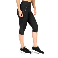 Gorilla Wear Women Monroe Cropped Leggings, Black, Xsmall