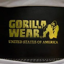 Gorilla Wear Gear 6 Inch Padded Leather Belt, Black/gold, Small/medium -Sport & Fitness Shop GW 99107 900r 4
