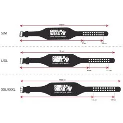 Gorilla Wear Gear 6 Inch Padded Leather Belt, Black/black, Xlarge/xxlarge -Sport & Fitness Shop GW 99107 909r 6