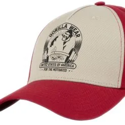 Buckley Cap, Red/beige, Gorilla Wear -Sport & Fitness Shop GW 991105 512 4