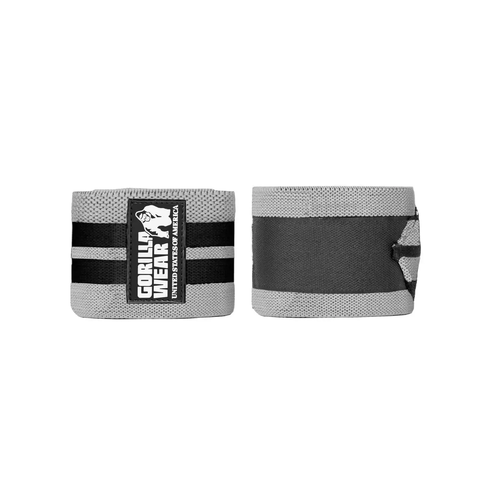 Gorilla Wear Gear Knee Wraps, Grey/black, 2 M, Gorilla Wear 6 Gorilla Wear Gear Knee Wraps, Grey/black, 2 M, Gorilla Wear - Bilde 4
