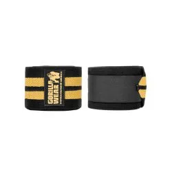 Gorilla Wear Gear Knee Wraps, Black/gold, 2 M, Gorilla Wear -Sport & Fitness Shop GW 99111 922 2 4