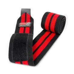 Gorilla Wear Gear Knee Wraps, Black/red, 2.5 M, Gorilla Wear -Sport & Fitness Shop GW 99112 900 25 4