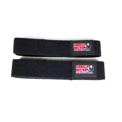 Gorilla Wear Gear Lifting Straps, Black, Gorilla Wear