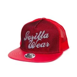 Mesh Cap, Red, Gorilla Wear
