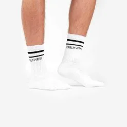 Gorilla Wear Crew Socks, White, 34-38 -Sport & Fitness Shop GW 99196 100r 4