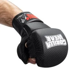 Gorilla Wear Fight Gear Gorilla Wear Ely MMA Sparring Gloves, Black/white, M/L -Sport & Fitness Shop GW 99910 509r 5