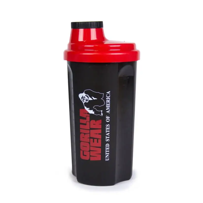 Gorilla Wear Gear Shaker, Black/red, 700 Ml, Gorilla Wear 3 Gorilla Wear Gear Shaker, Black/red, 700 Ml, Gorilla Wear