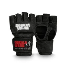 Gorilla Wear Fight Gear Gorilla Wear Berea MMA Gloves, Black/white, S/M