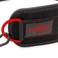 Dip Belt, No Pain No Gain, Black/red, C.P. Sports -Sport & Fitness Shop GW G5 1 blackred 3