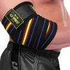 Elbow Wraps Pro, Black/blue/red/yellow, C.P. Sports -Sport & Fitness Shop GW T22 400 1