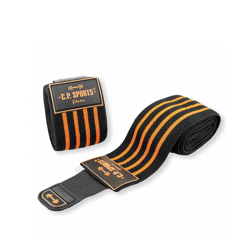 Elbow Wraps Pro, Black/orange, C.P. Sports 4 Elbow Wraps Pro, Black/orange, C.P. Sports - Bilde 2