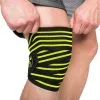 Knee Wraps, Black/yellow, C.P. Sports -Sport & Fitness Shop GW T25 yellow 1