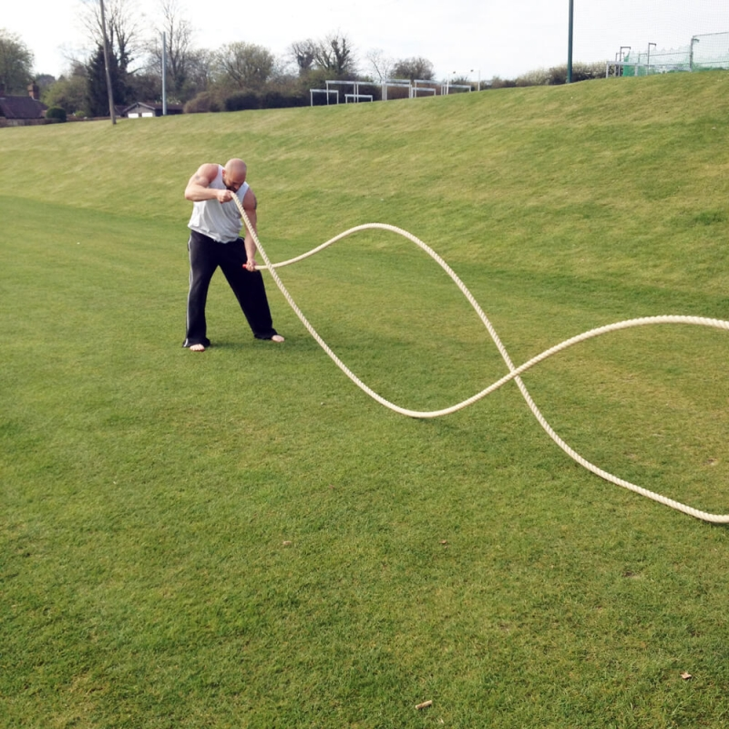 Battle Rope, 1500 X 3,8 Cm, InSPORTline 7 Battle Rope, 1500 X 3,8 Cm, InSPORTline - Bilde 5