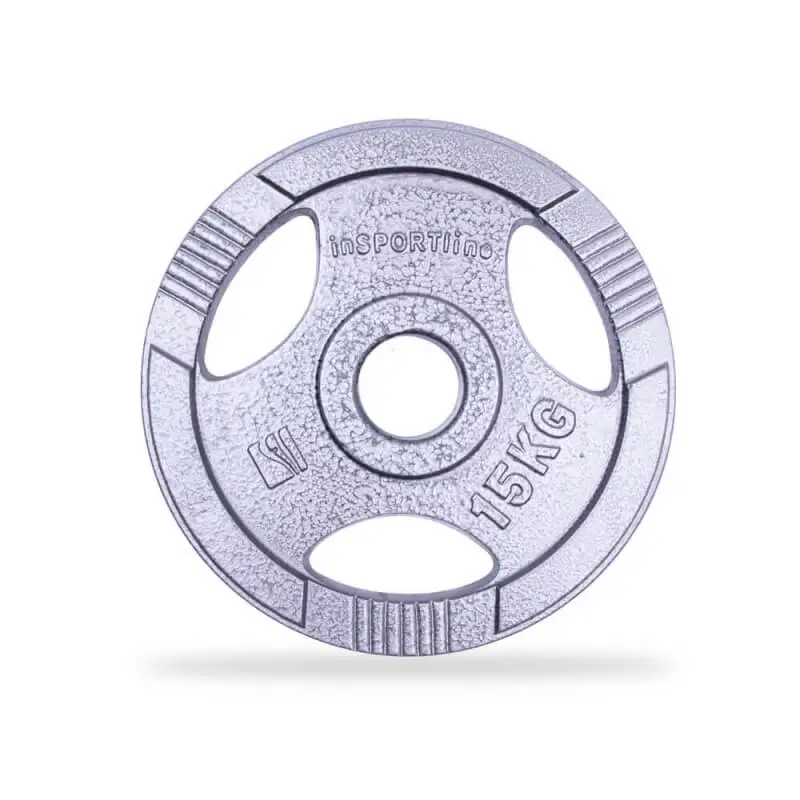 Olympic Steel Plate, 15 Kg, InSPORTline 4 Olympic Steel Plate, 15 Kg, InSPORTline - Bilde 2
