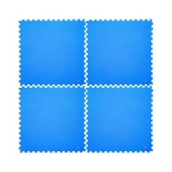 Puslematte EVA40 200 X 200 Cm, Blå, InSPORTline