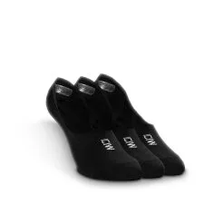 ICANIWILL Invisible Socks 3-pack, Black, 39-41