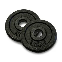Vektskiver Metall, 25 Mm, 2 X 1.25 Kg